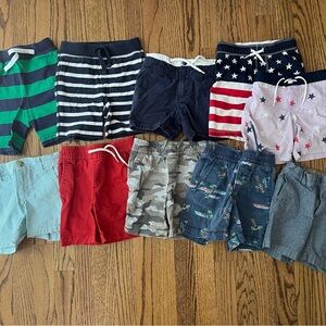 Boys 2T shorts bundle - Crewcuts, Janie and Jack, Gap